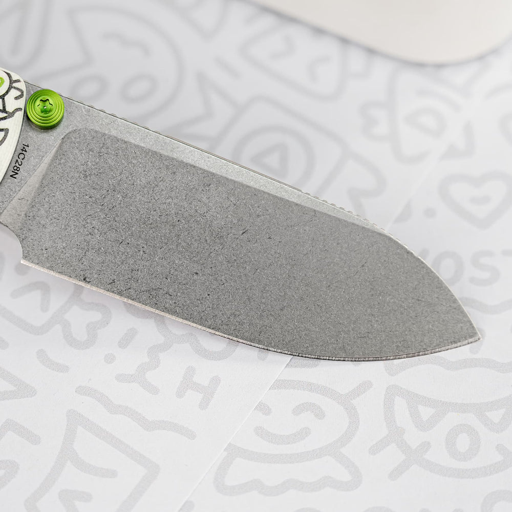 VOSTEED Raccoon® - Top Liner Lock (3.25" 14C28N Blade & G10 Handle) - A2933