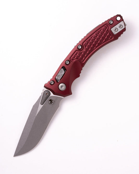 Microtech Gear Amphibian® Mini RAM-LOK® APOCALYPTIC® FRAG ALUMINIUM MERLOT (137MRL-10APFRMR)
