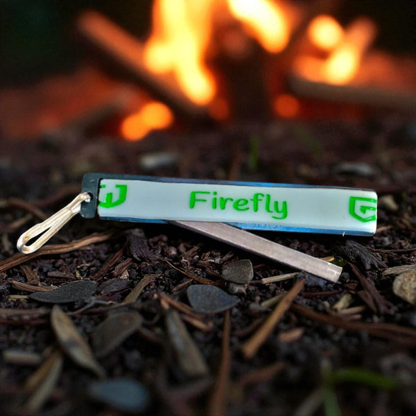 GRIM WORKSHOP Firefly Heat: Ultra-Compact Fire Starter Keychain Tool