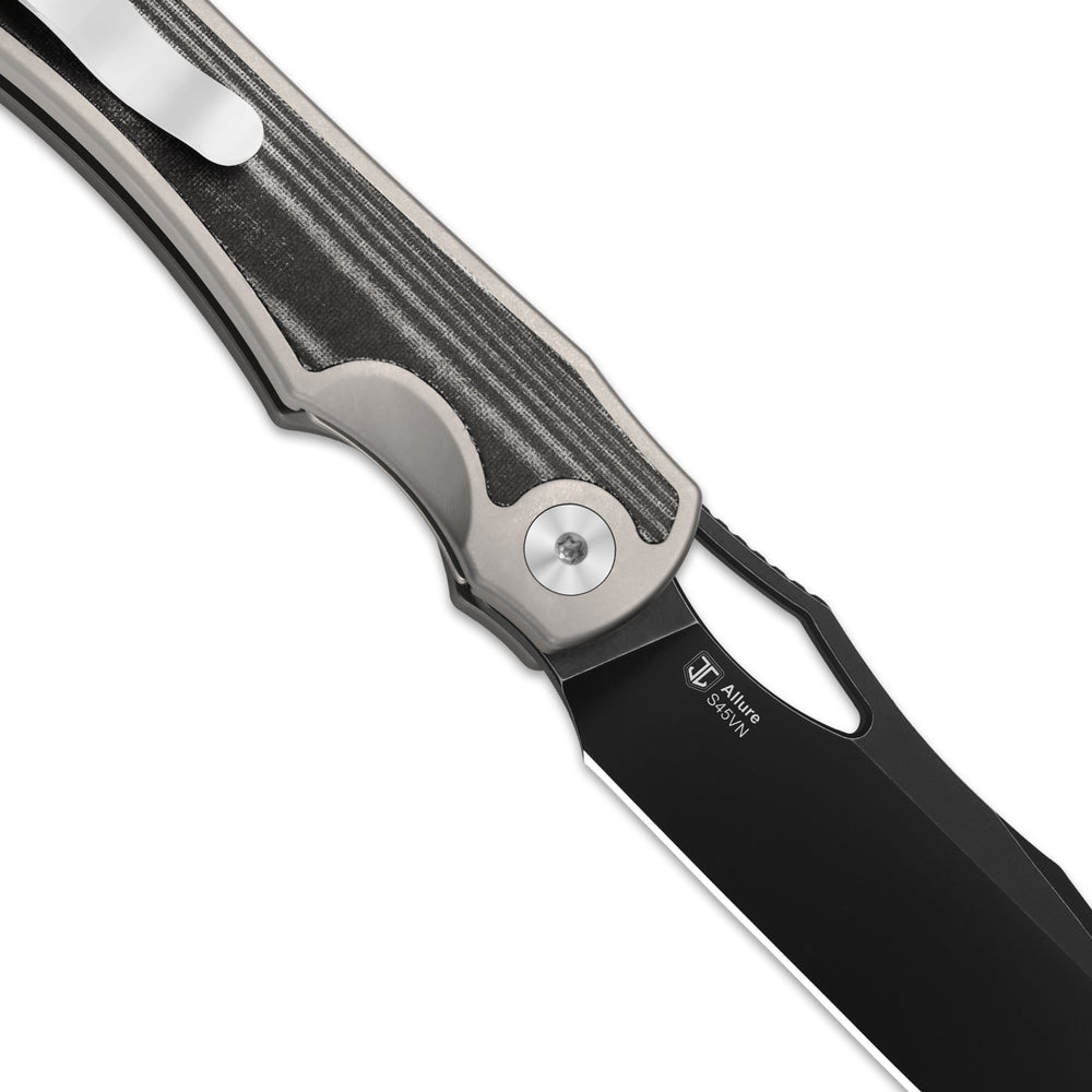 KIZER CUTLERY Allure | S45VN | Titanium & Norplex UltreX™ Micarta