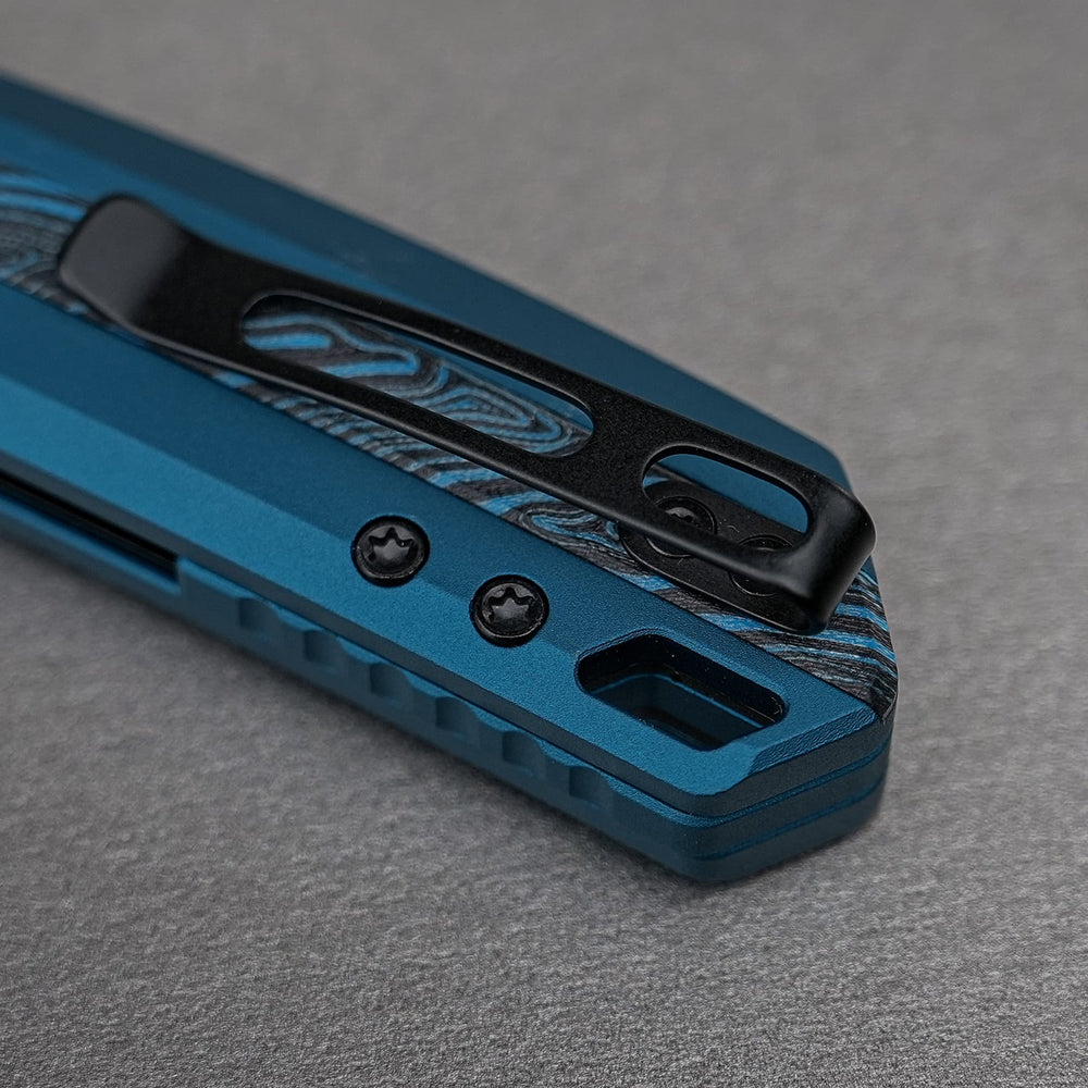 VOSTEED Kroc 329 -Top Liner Lock (3.29" S35VN Blade & Aluminum & Topo G10 Handle) - A1811