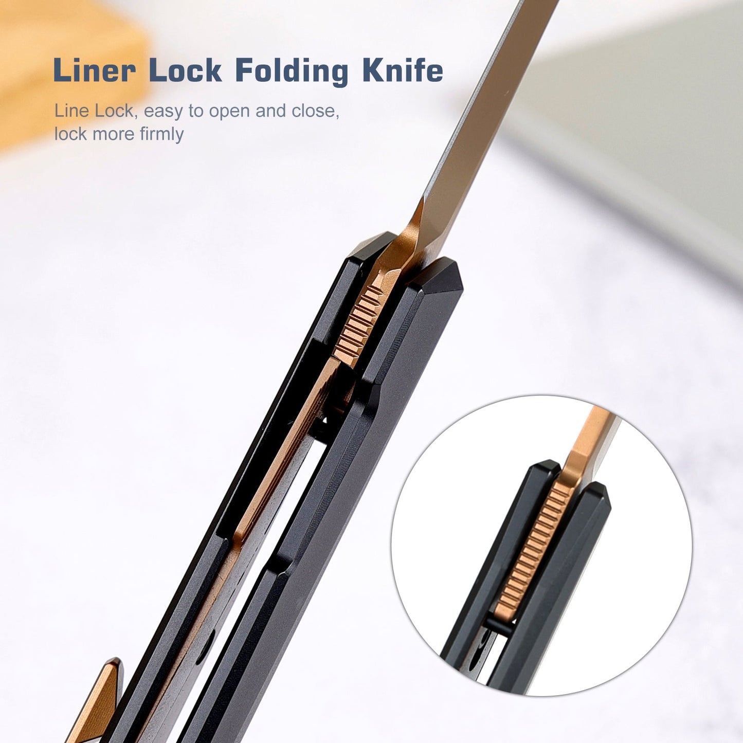 REMETTE RT-ELIGO Knife M390 Blade Titanium Handle Liner Lock Folding Pocket EDC Knife EGA2