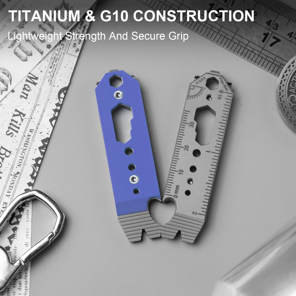 Kizer Titanium & G10 EDC Multi-Functional Tools Pac-Bar