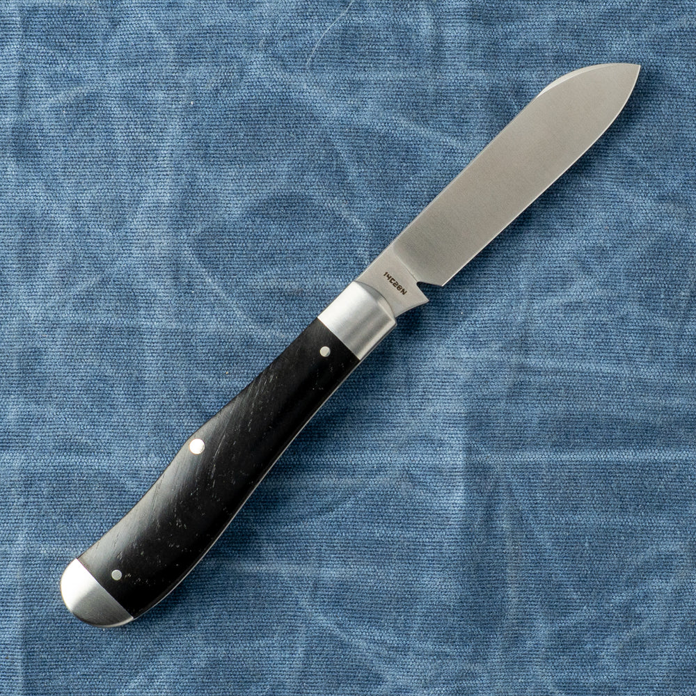 JACK WOLF KNIVES EUREKA - EBONY WOOD