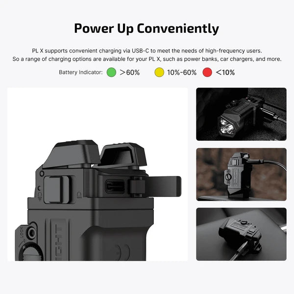 OLIGHT PL X Tactical Weapon Light 1,200 Lumens Dual Beams