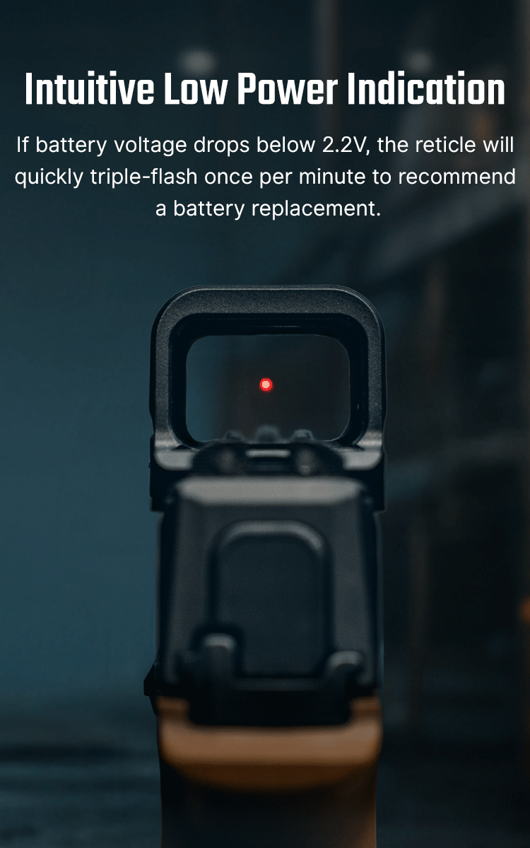 OLIGHT Osight K Open Reflex Optic with Replaceable Side-Loading Battery