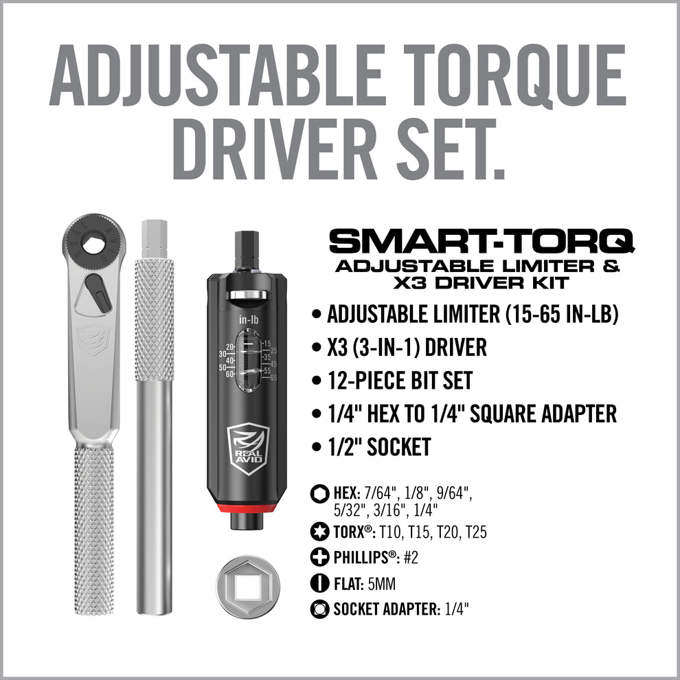 REAL AVID Smart-Torq® Adjustable Limiter & X3™ Driver Kit