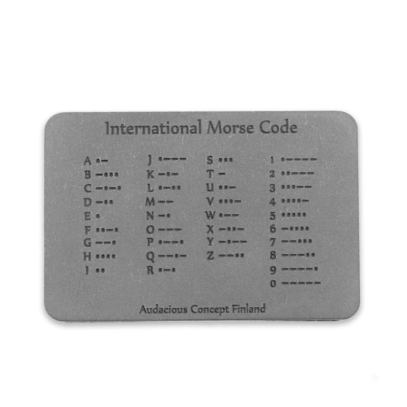 AuCon Patch - Titanium - Morse