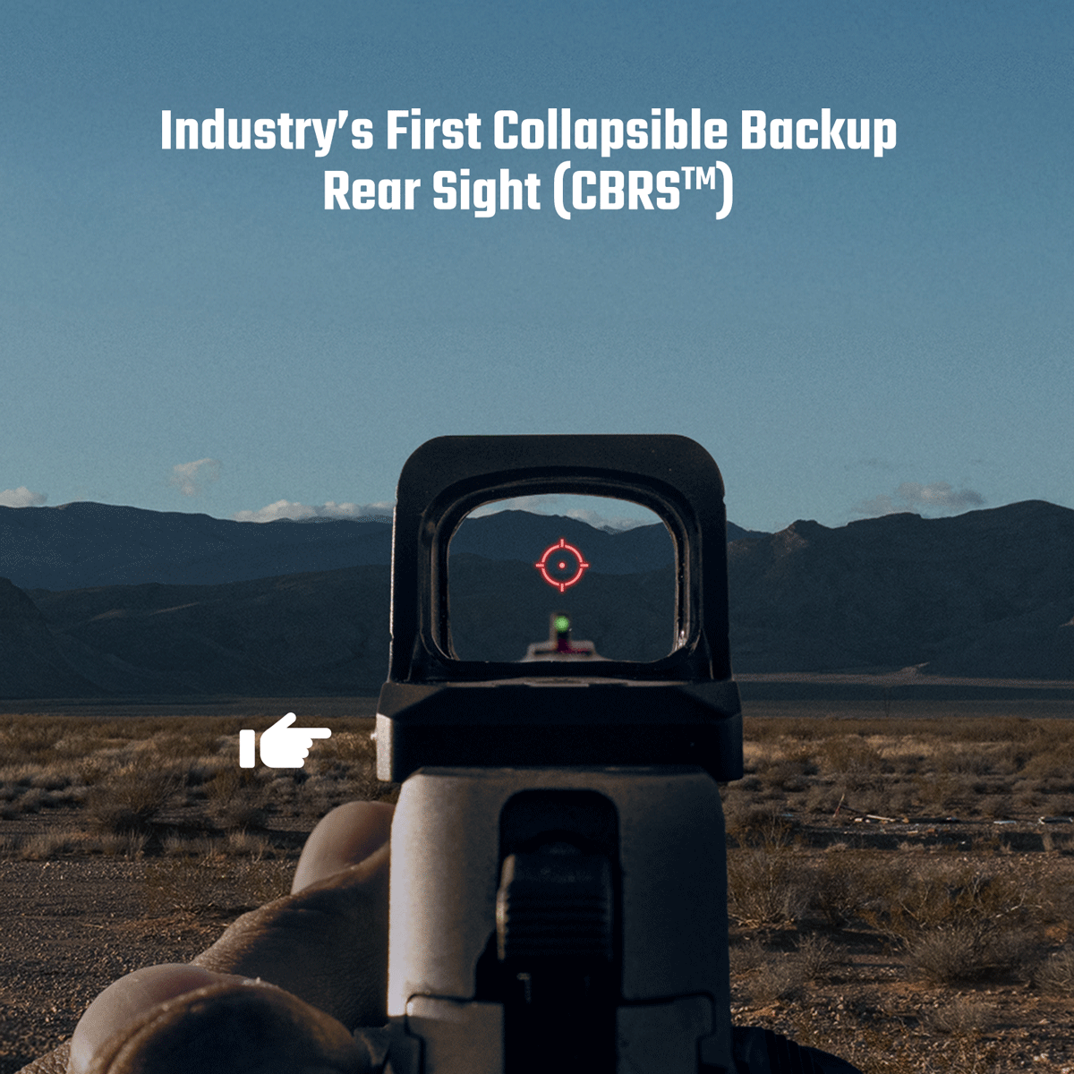 Osight XE AMRS Enclosed Red Dot Sight with Ruggedized Miniature Reflex Footprint, 2/6+32 MOA Advanced Multi-Reticle System and Side-Loading Battery