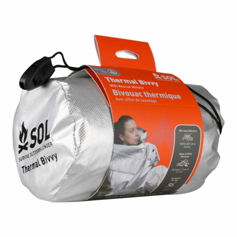 Adventure Medical SOL Thermal Bivvy w/ Rescue Whistle