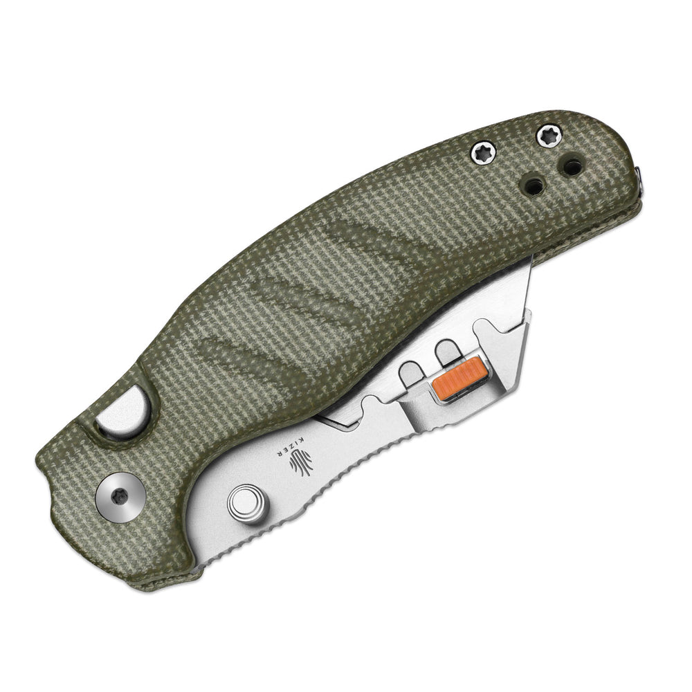 KIZER CUTLERY Sheepdog Utility Knives | C01C Uti 2 | 5Cr15MoV | Micarta | V3488.29JNA1