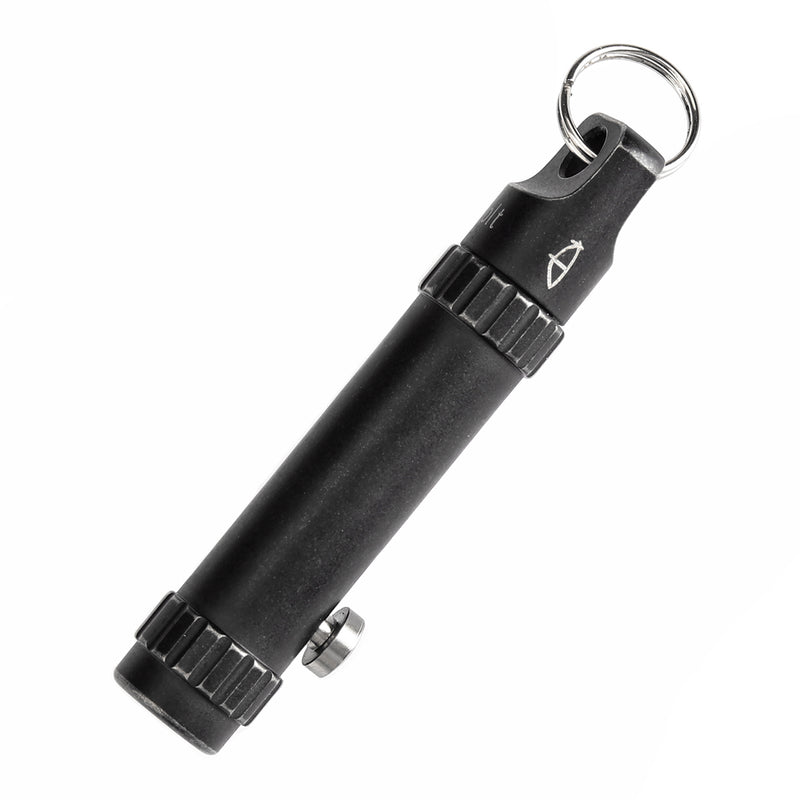 Kansept EDC Bolt Fidget G013A2 Blackwash Titianium with Bolt Mechanism for Stress Relieving with Key Chain for Lanyard Hole-Kevin Passon Designed