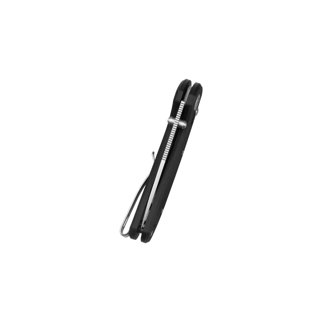 Kubey Sparrow Crossbar Lock Everyday Carry Folding Knife Black G10 Handle 2.2" Satin San Mai AUS-10 KU449A