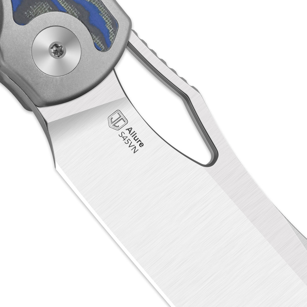 KIZER CUTLERY Allure | S45VN | Micarta With Vortex Pattern