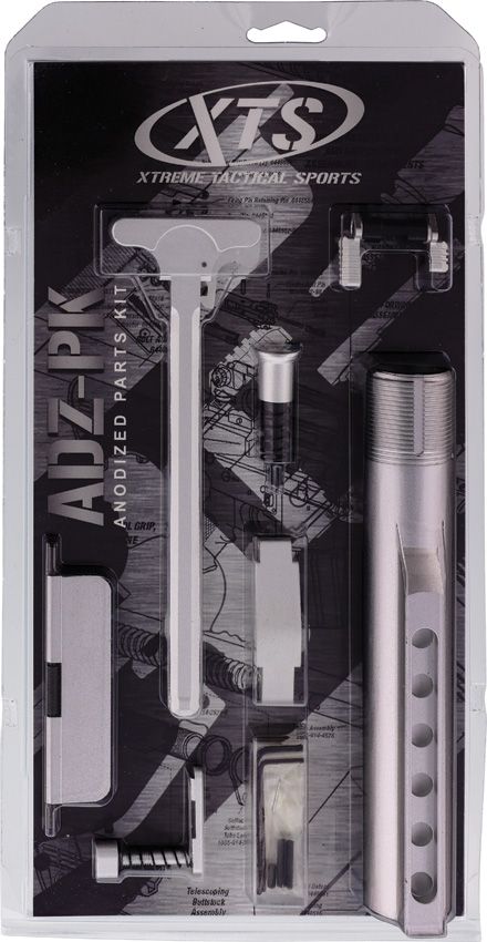 XTS ADZ-PK Anodized Parts Kit Silver