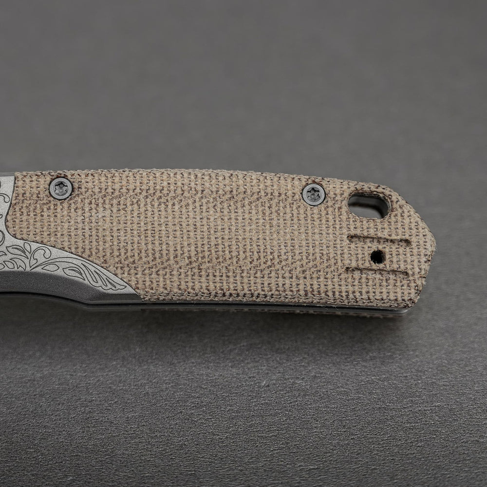 VOSTEED Psyop - Top Liner Lock Knife (2.99" S35VN Blade & Norplex UltreX™ Micarta Handle) - A2232