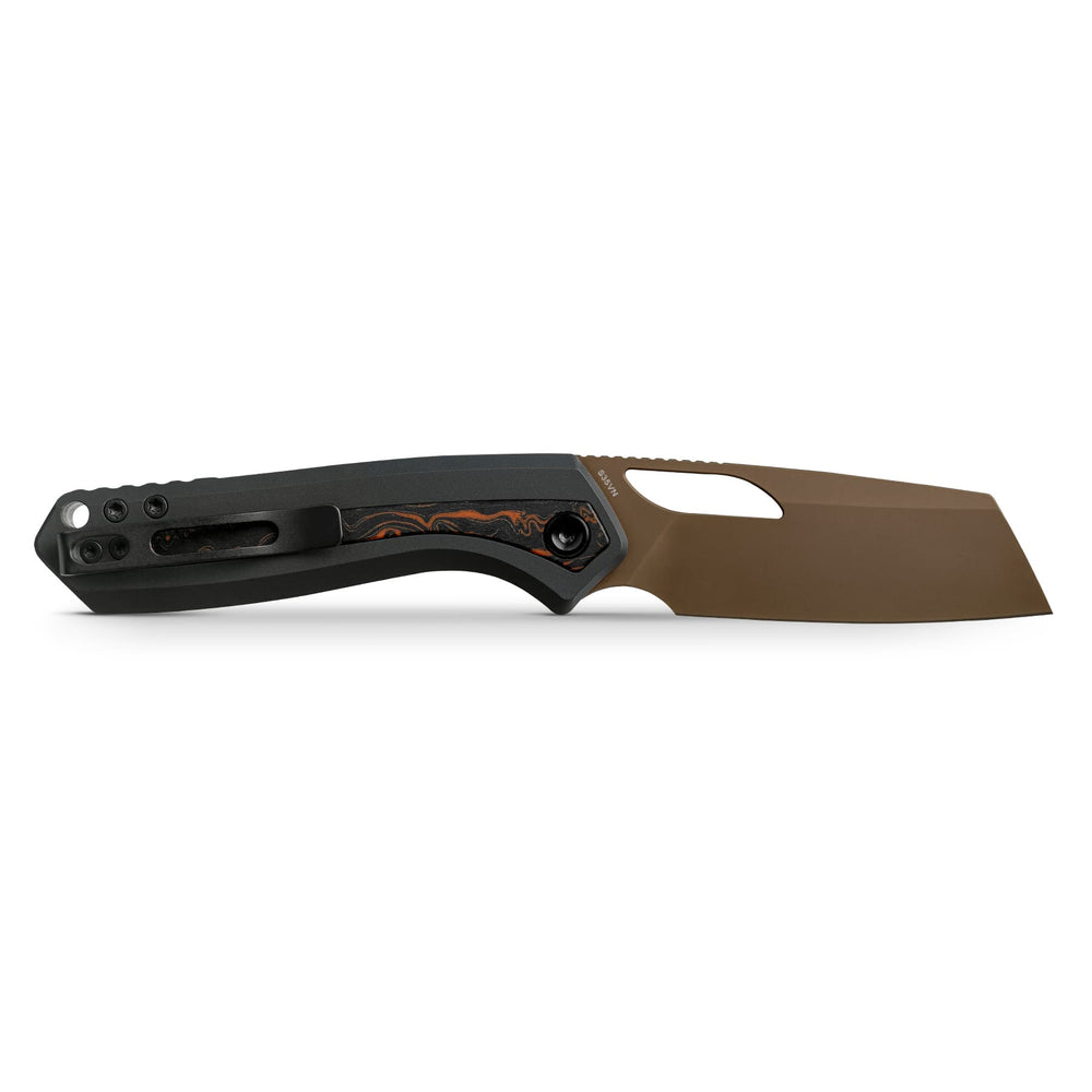 VOSTEED Kroc -Top Liner Lock (2.99" S35VN Blade & Aluminum & Topo G10 Handle) - A1802