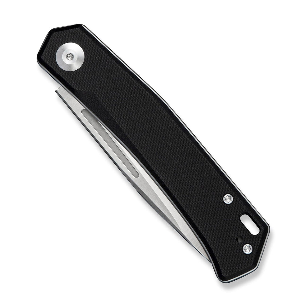 SENCUT Braxx Slip Joint Knife Black G10 Handle (3.12" Satin Finished D2 Blade) S25089-1
