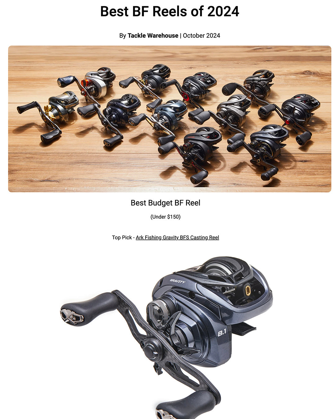ARK Gravity BFS Reel 8.1