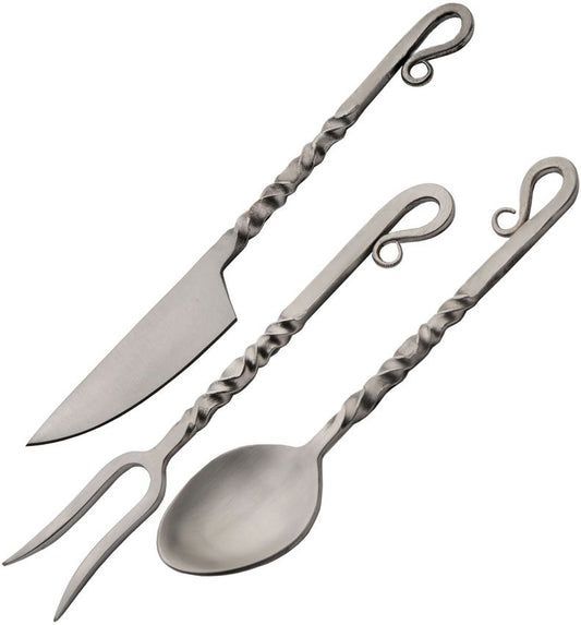 Pakistan Twisted Utensil Set 3PC Satin