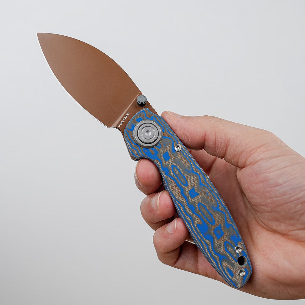 VOSTEED Shilin Cutter® - Vanchor Lock® (2.90" 154CM Blade & Micarta Handle) - A2811
