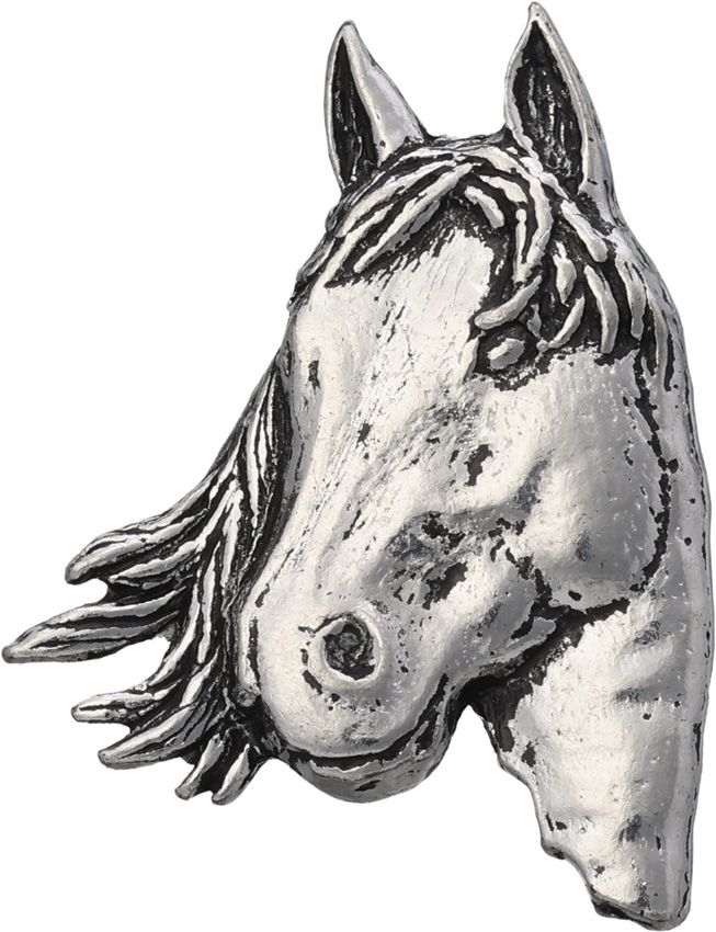 TS Brown Horse Head Pin