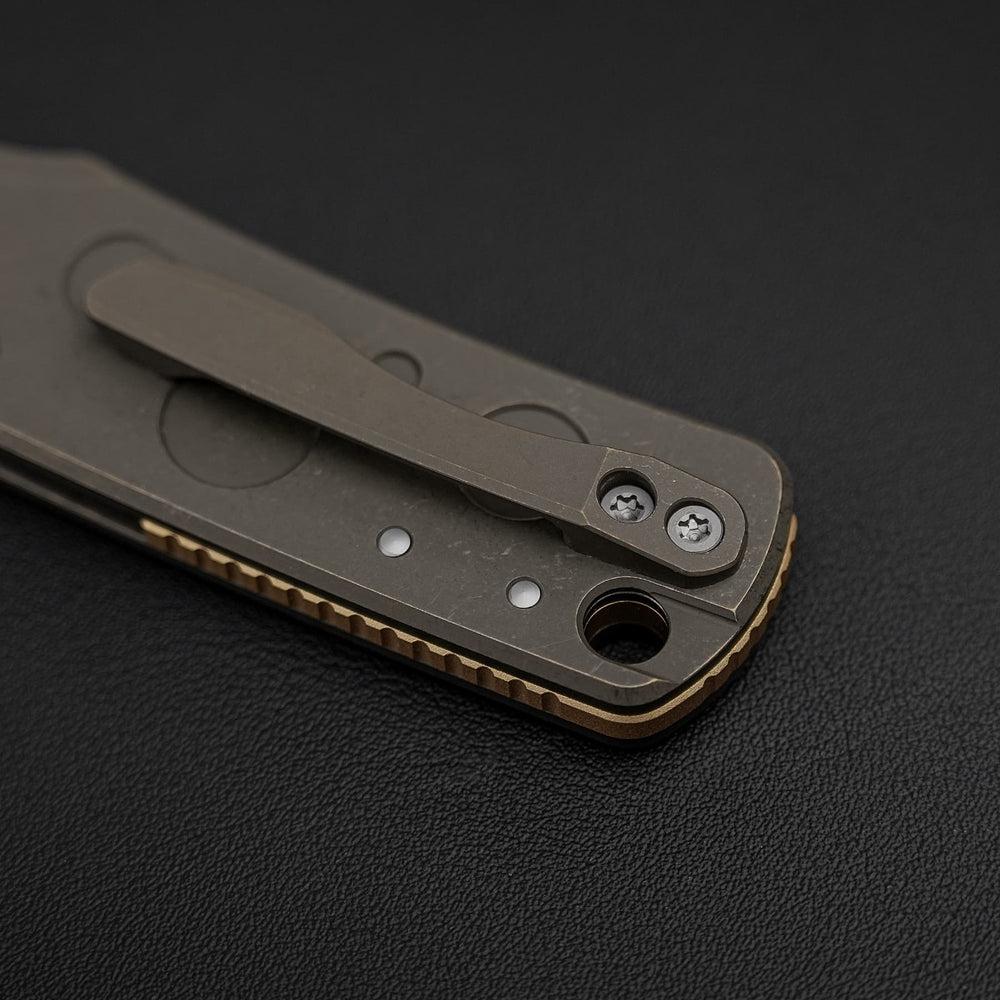 VOSTEED Porcupine TiSlim™ - Top Liner Lock (3.04" S90V Blade & Titanium Handle) - A4807