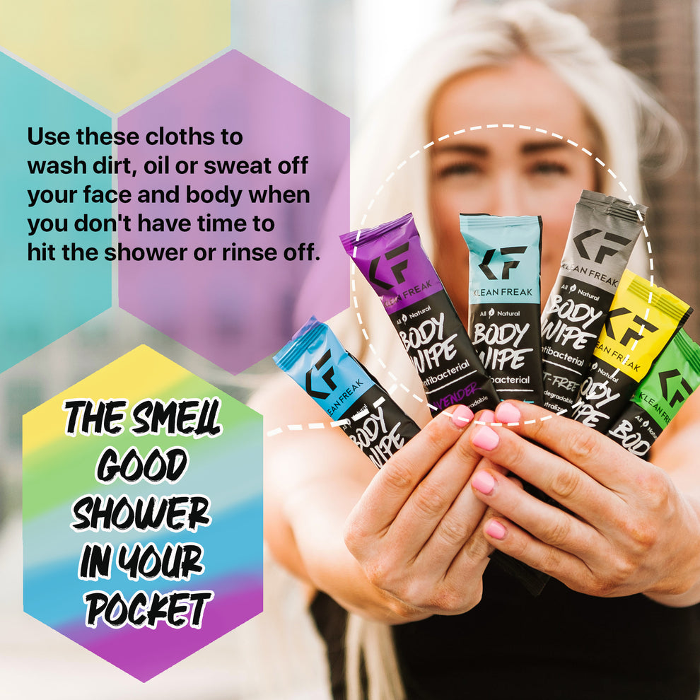 KLEAN FREAK Body Wipes - 12 Pack