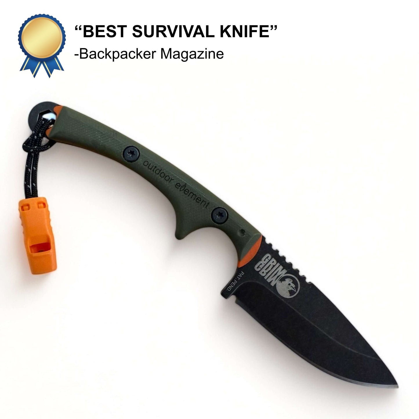 Outdoor Element Scout Feather Adventure Survival Knife