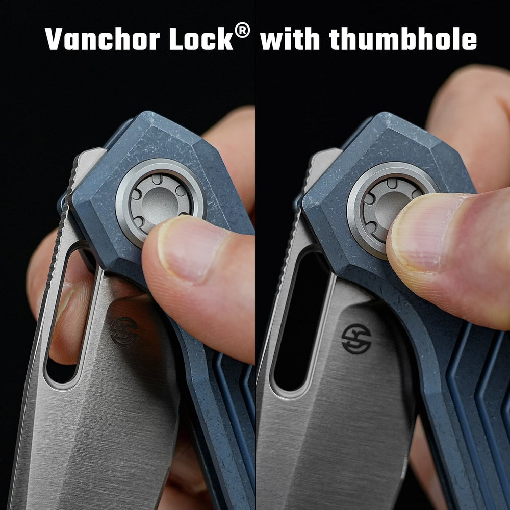 VOSTEED Xeno -Vanchor Lock® (3.23" Vanax Blade & Titanium Handle) - A3802