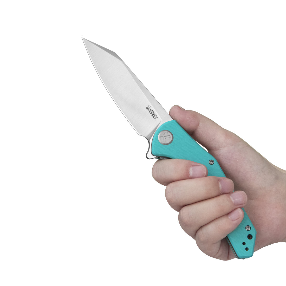 KUBEY Flash Linerlock Tiffany Blue KU158T