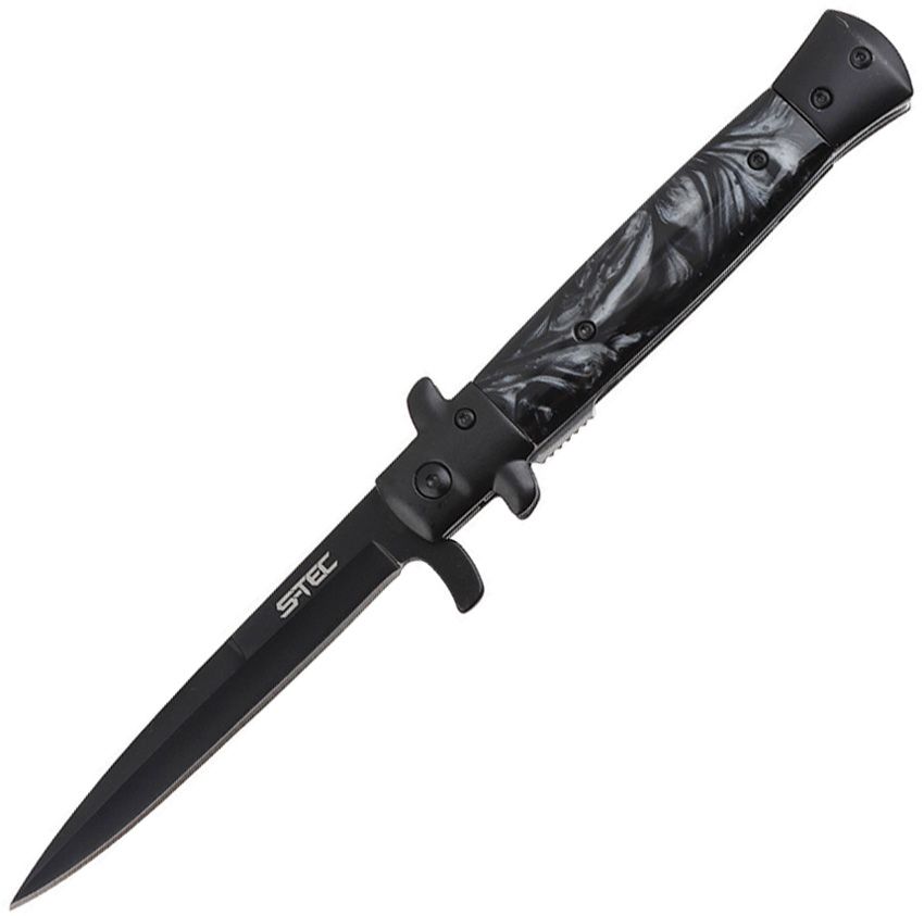 S-TEC Stiletto Linerlock A/O Black