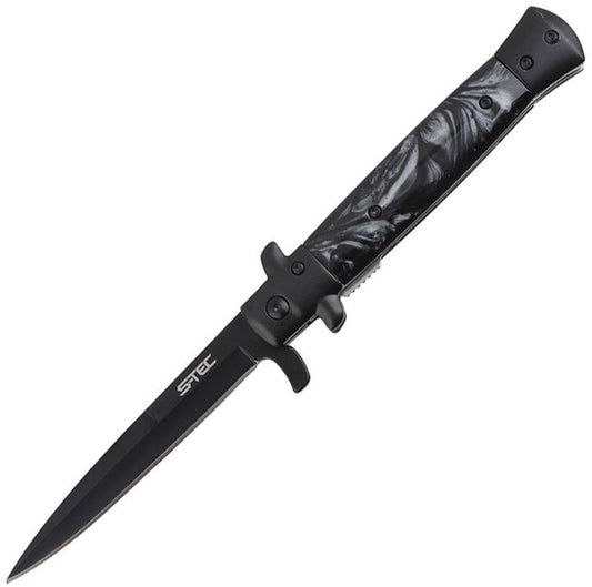 S-TEC Stiletto Linerlock A/O Black