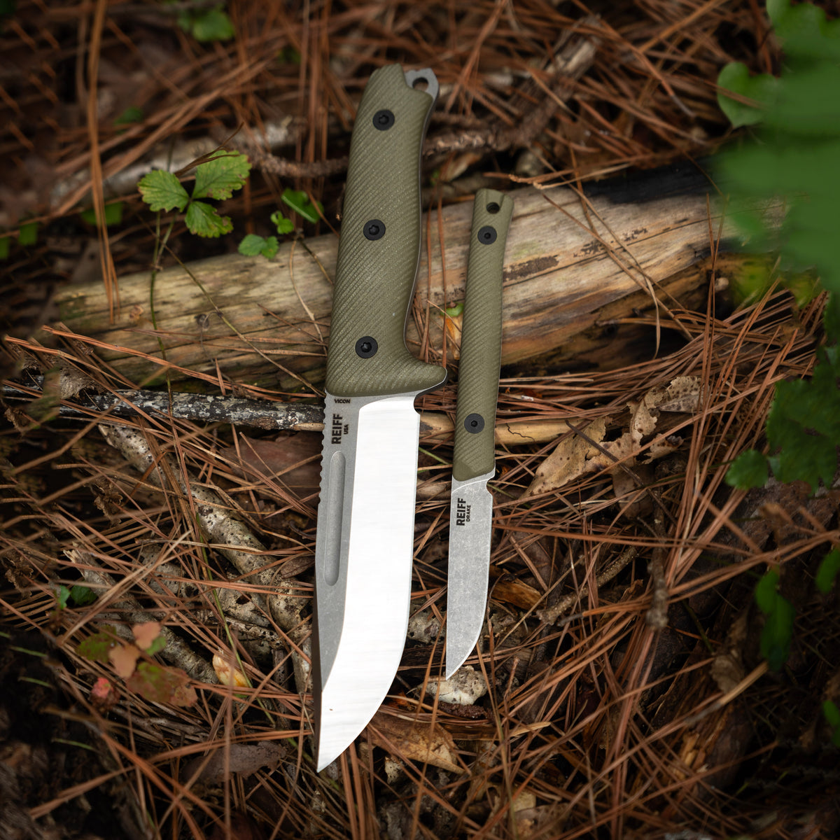 REIFF KNIVES DRAKE (MagnaCut, Stonewashed, OD Green G10)