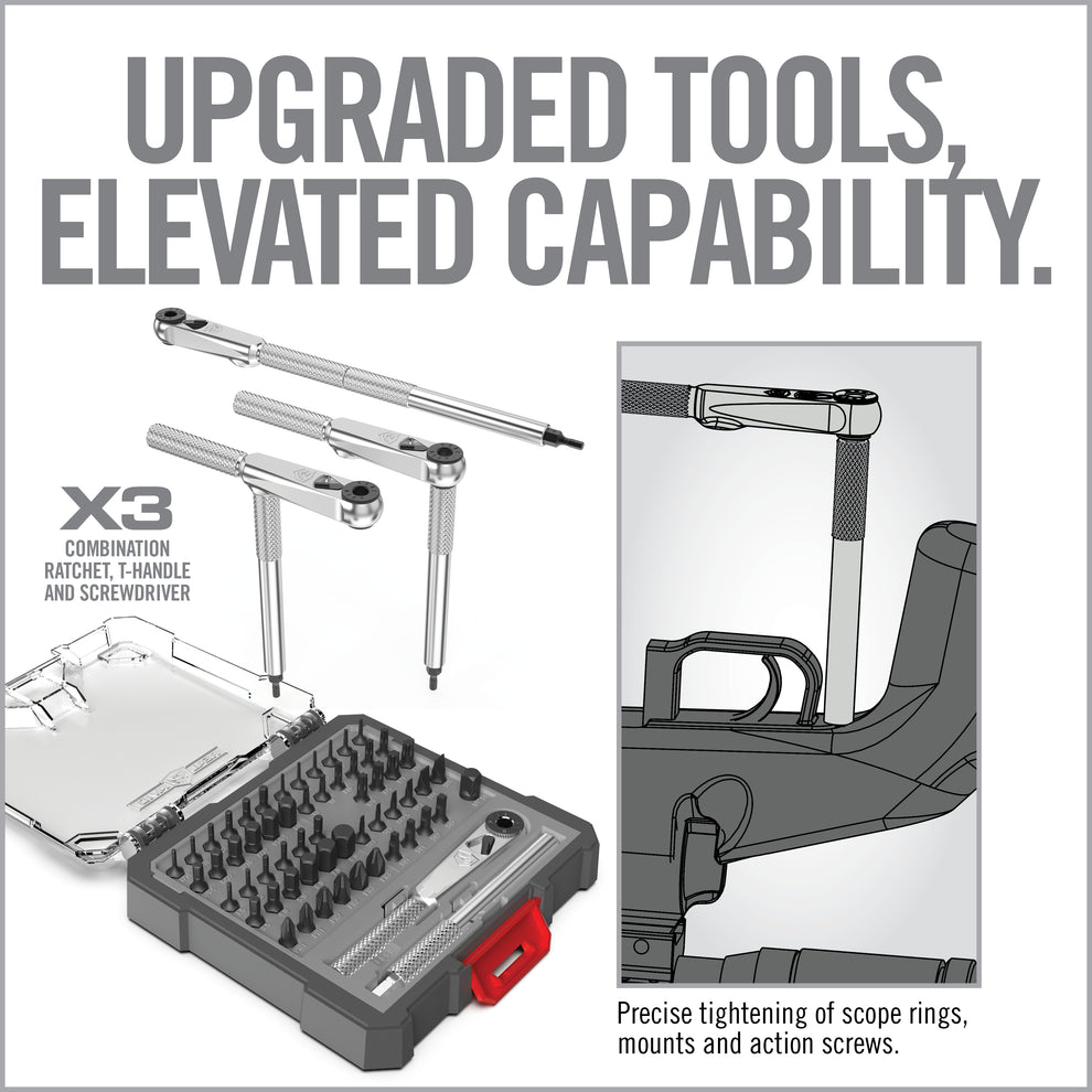 REAL AVID X3T DRIVER 57-PIECE GUNSMITHING BIT SET