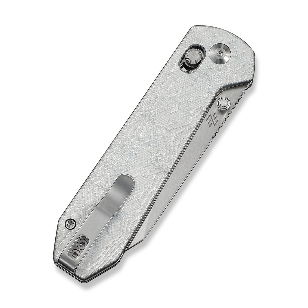 CIVIVI Over Yonder Thumb Stud & Crossbar Lock Knife G10 With Aluminum Foil Handle (3.35" 14C28N Blade) C25027-2