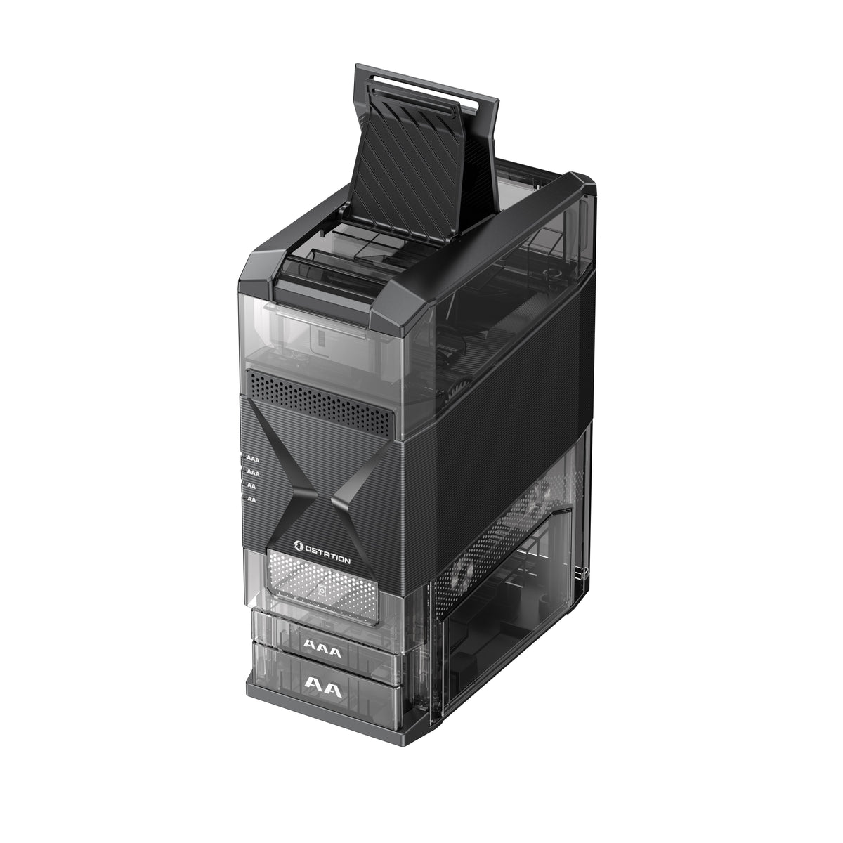 OLIGHT Ostation 2 Series 3-in-1 Smart Battery Hub for AA & AAA Rechargeable Ni-MH & Li-ion Batteries