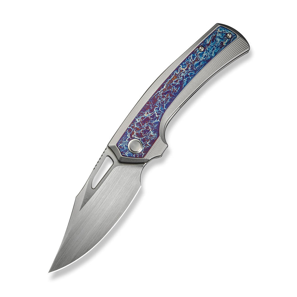 WE KNIFE CO LTD Nefaris Flipper & Thumb Hole Knife Titanium Handle (3.48" CPM 20CV Blade) WE22040FA-1