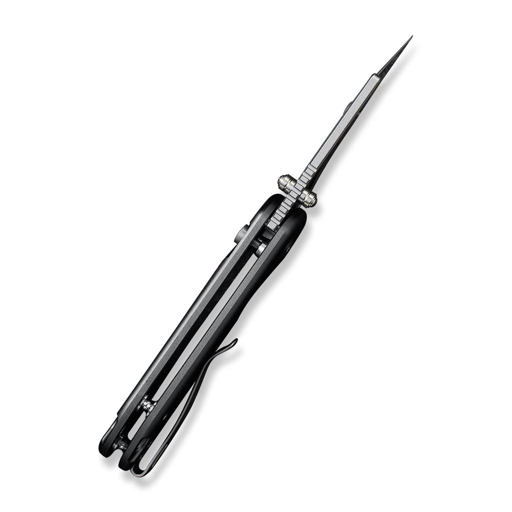 CIVIVI Elementum Utility Thumb Stud & Button Lock Knife Aluminum Handle (2.26" S/S Blade Holder & 6Cr13 Blade) C23039B-4