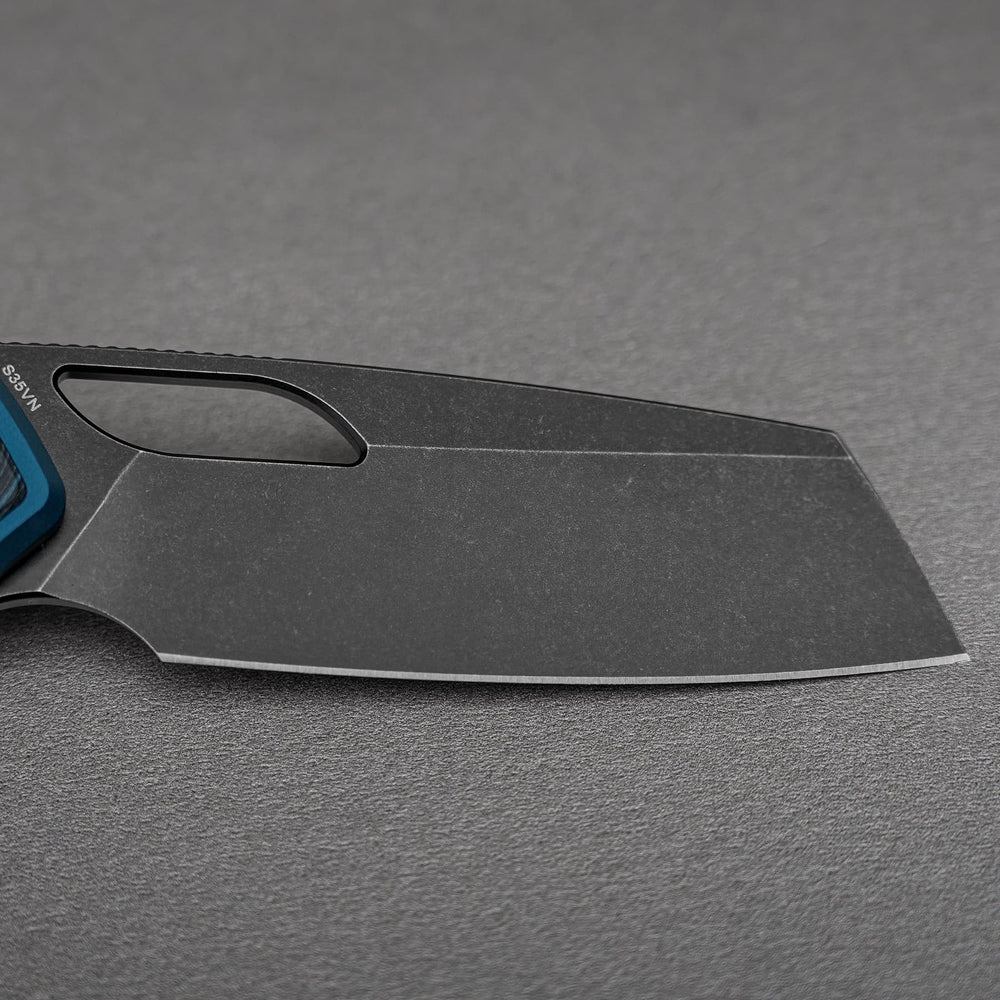 VOSTEED Kroc 329 -Top Liner Lock (3.29" S35VN Blade & Aluminum & Topo G10 Handle) - A1811