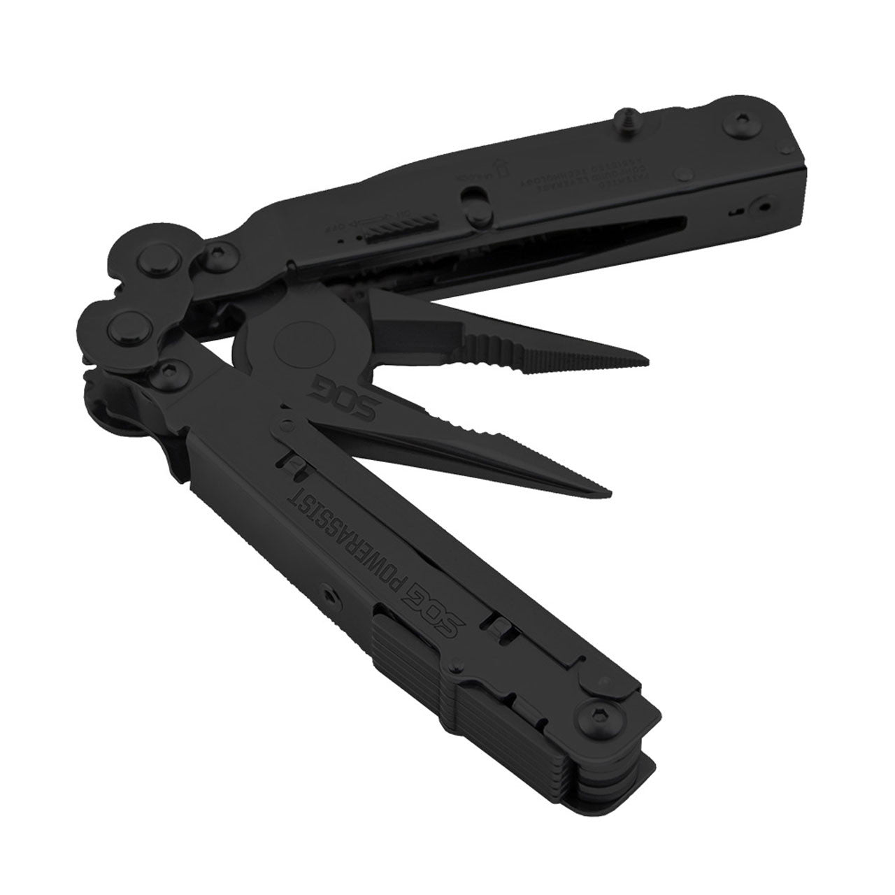 SOG POWERASSIST - BLACK, NYLON POUCH