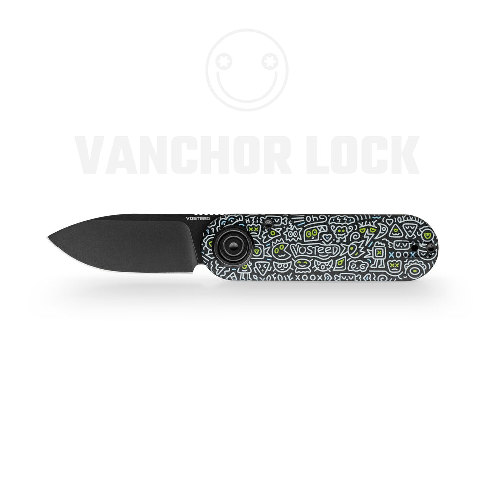 VOSTEED Corgi® V -Vanchor Lock® (2.36" 14C28N Blade & G10 Handle) - A3726