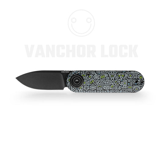 VOSTEED Corgi® V -Vanchor Lock® (2.36" 14C28N Blade & G10 Handle) - A3726