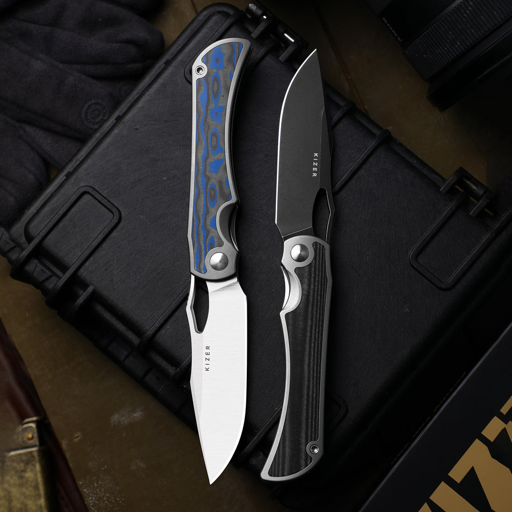 KIZER CUTLERY Allure | S45VN | Titanium & Norplex UltreX™ Micarta