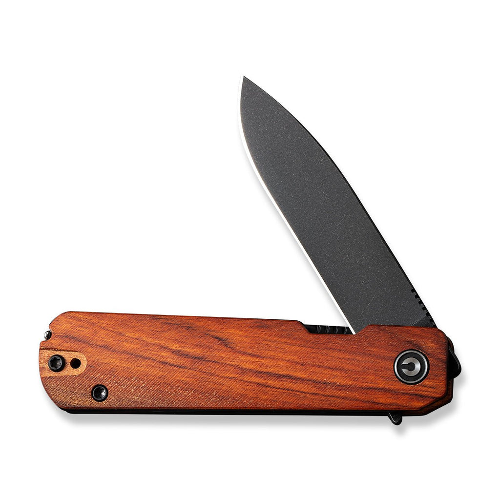 CIVIVI Sendy Flipper Knife Wood Handle (2.83" Nitro-V Blade) C21004A-2