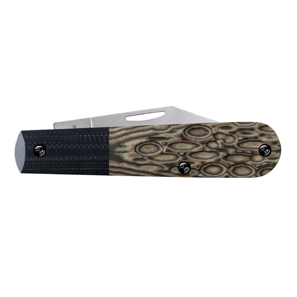 CASE CUTLERY Crossroads™ Fossil Jig Luna Richlite® w/Black G-10 XR Barlow