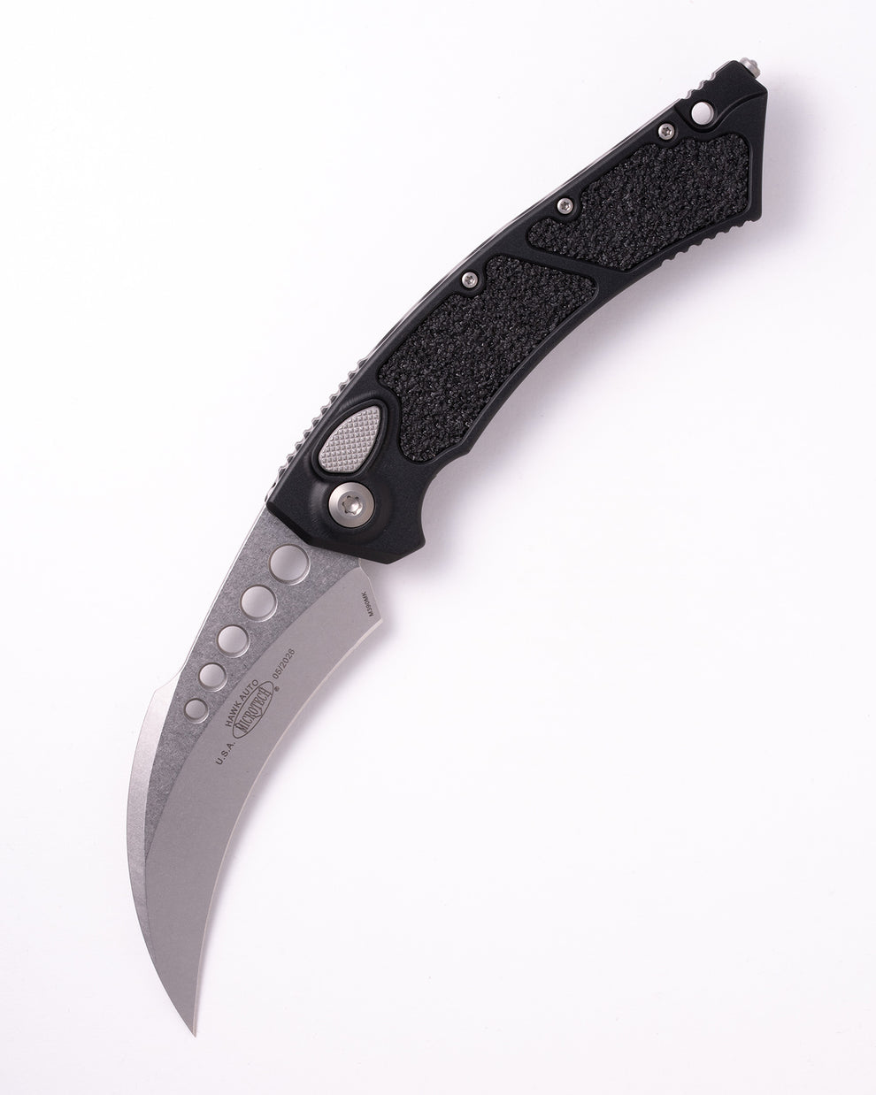 Microtech Gear Hawk® Auto Stonewash Standard (166-10)