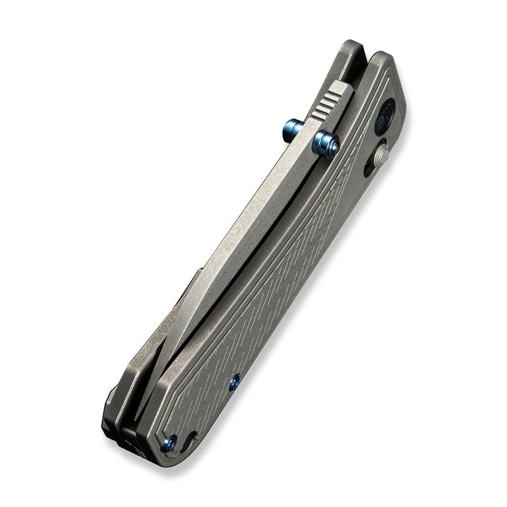 WEKNIFE Bougie Banter Thumb Stud & Crossbar Lock Knife Titanium Handle (2.91" CPM S45VN Blade) WE24009-2