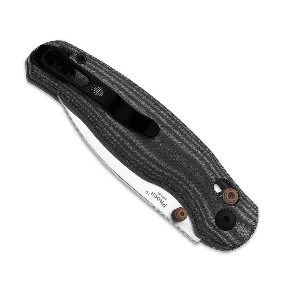KIZER CUTLERY Phoca CD | 14C28N | Norplex UltreX™ Micarta | Clutch Lock