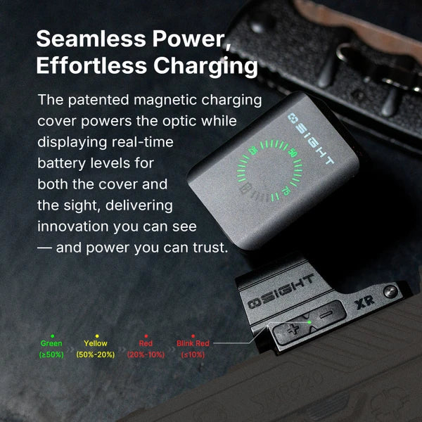 OLIGHT Osight XR Enclosed Red Dot Sight with Ruggedized Miniature Reflex Footprint and 2/6+32 MOA Multi-Reticle System